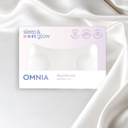 Sleep and Glow Omnia Silk Pillowcase